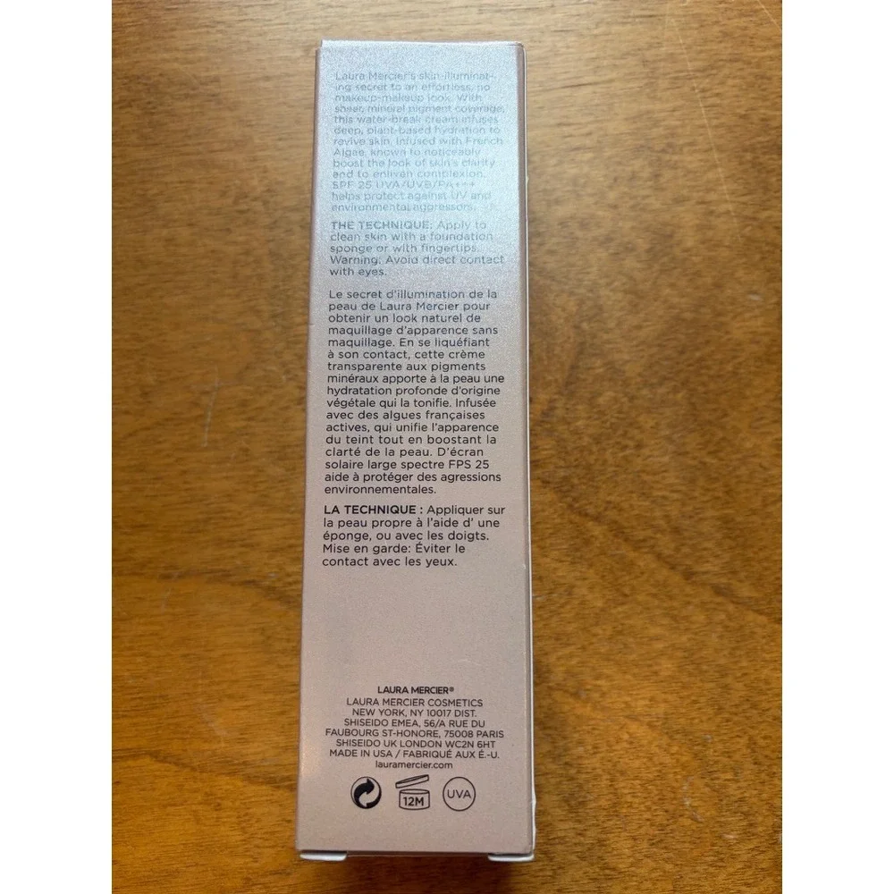 Laura Mercier Tinted Moisturizer Light Revealer SPF 25 2N1 Nude 1.7oz New
